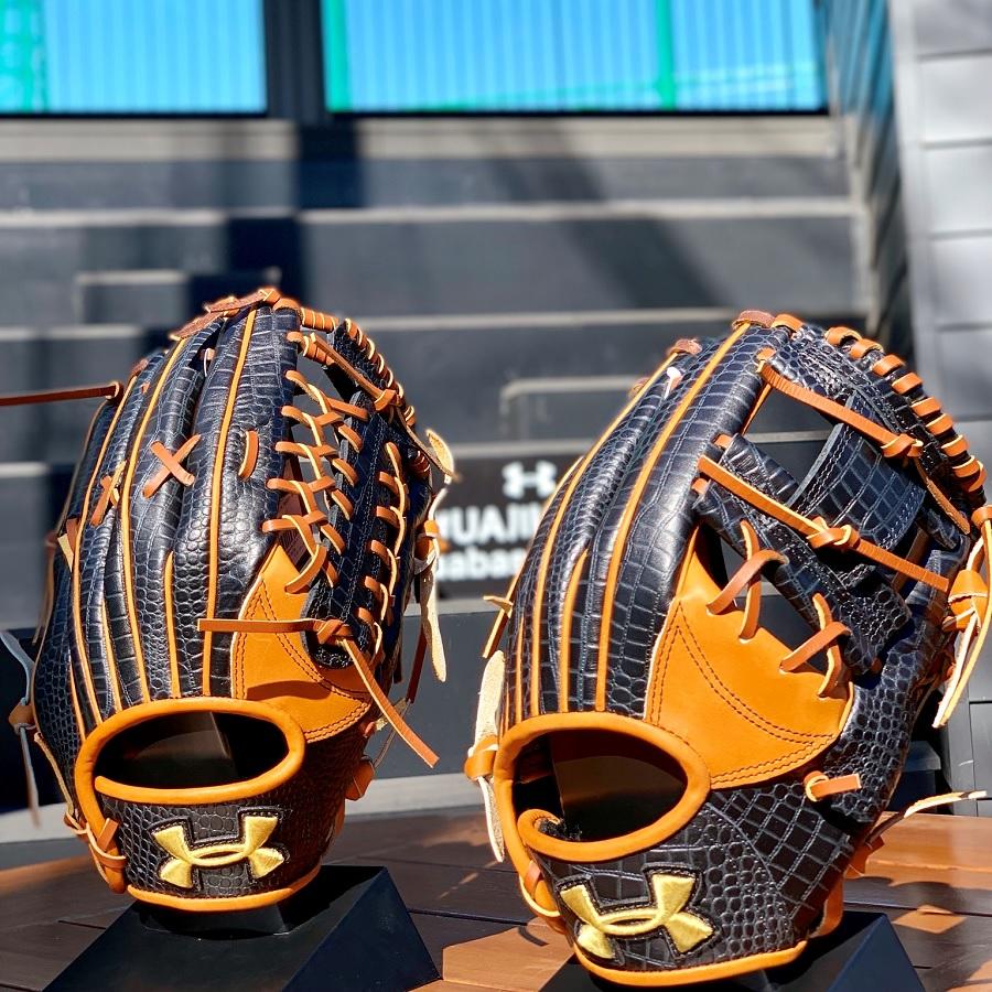 数量限定 クロコダイル調ベースボールグラブ | UNDER ARMOUR BASEBALL